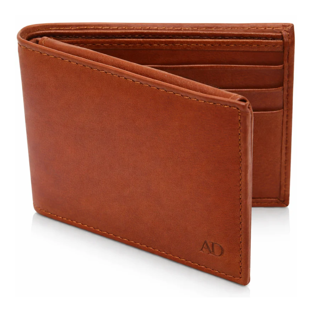 Men’s Genuine Leather Wallet – Slim Bifold