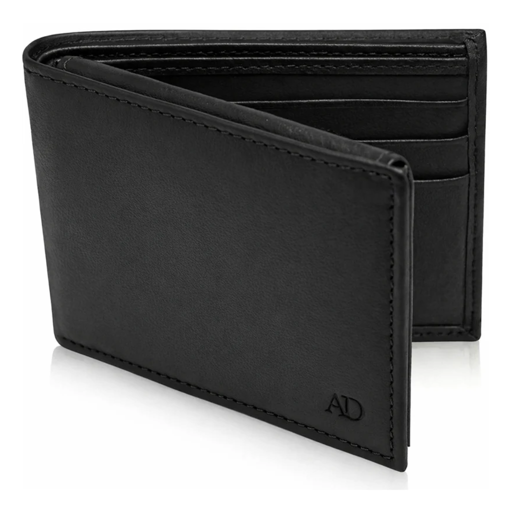 Men’s Genuine Leather Wallet – Slim Bifold